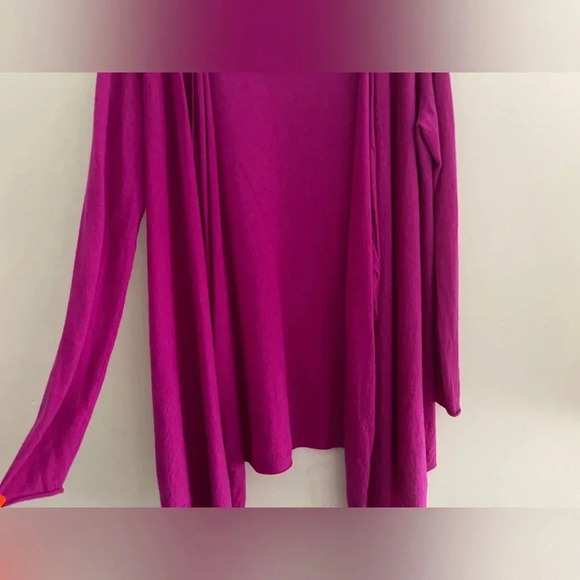 Tory Burch cashmere draped waterfall cardigan quiet luxury chic workwear preppy - Picture 6 of 10